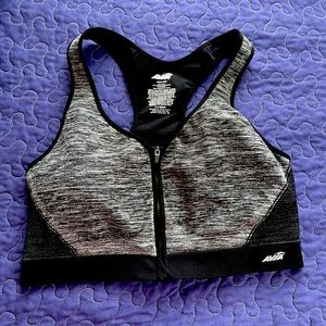 Zip front Sports Bra